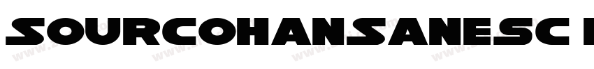 SourcoHanSanesC Rold字体转换